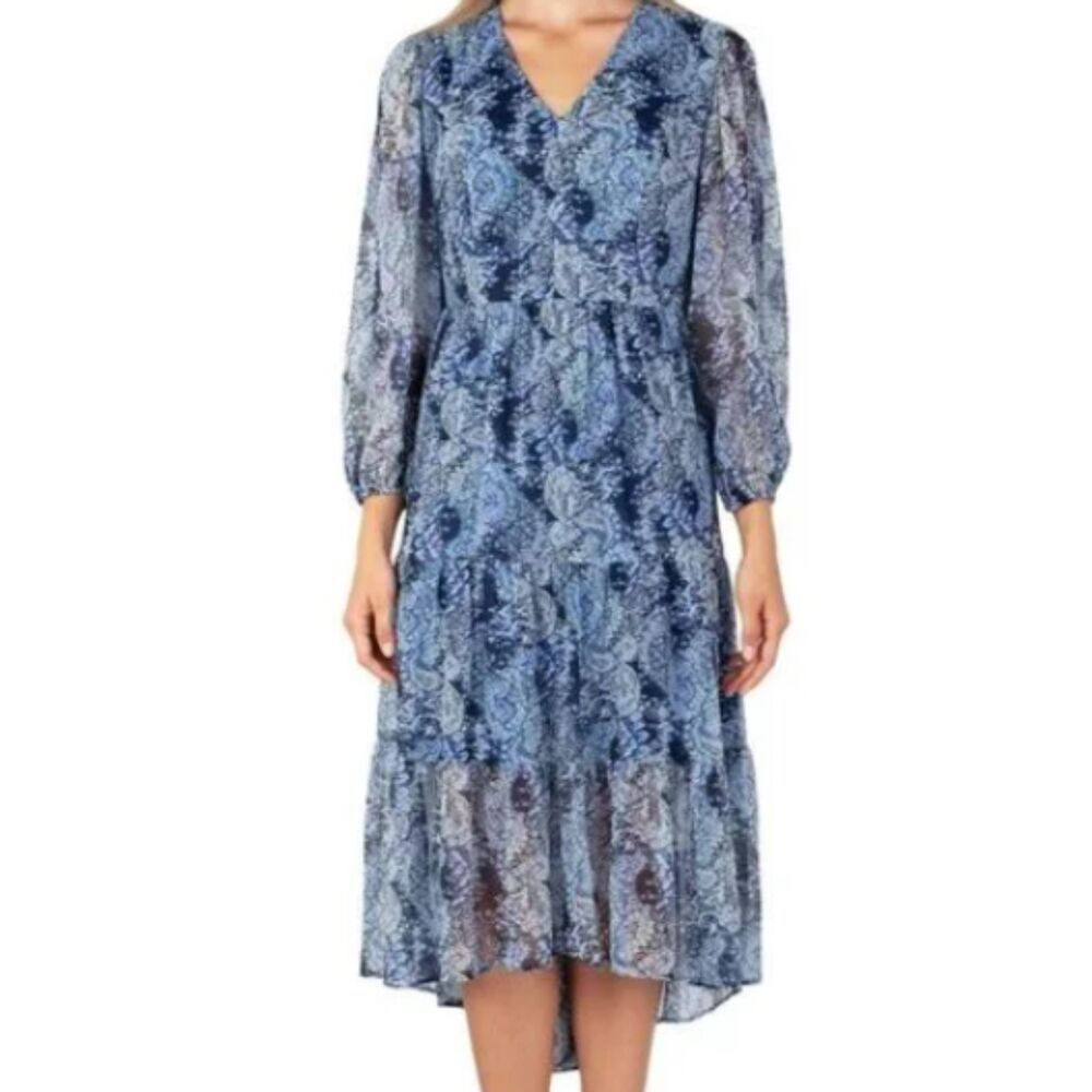 Joie Parisian Paisley Boho Printed Maxi Dress - Size Large